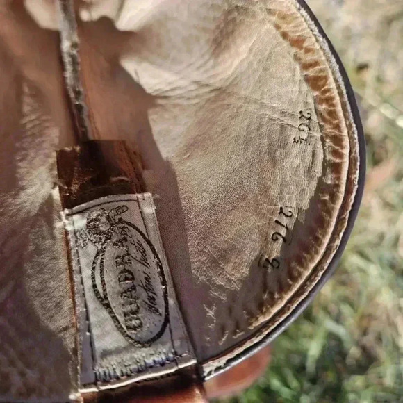 Vintage Brown Leather Cowboy Boots - Picture 12 of 16